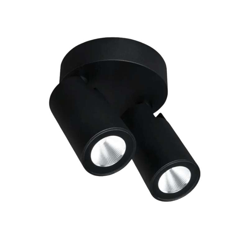 Onyx Twin Spotlight - black