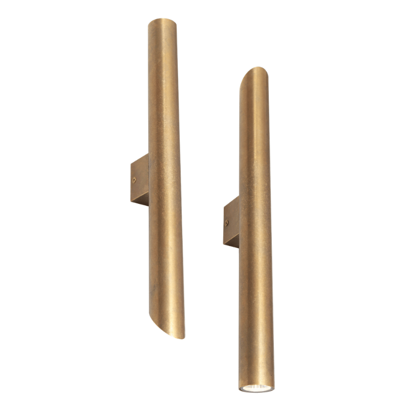 Taupo Up/ Down Wall Light - Aged Brass - 2