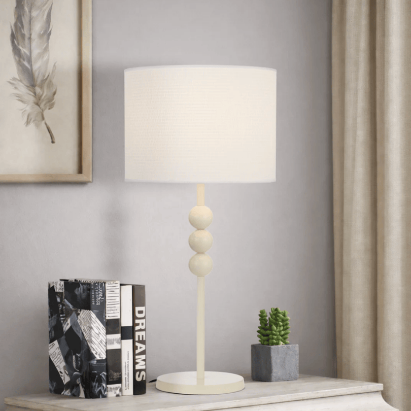 Poetix Table Lamp  Beige / Ivory Shade - lifestyle