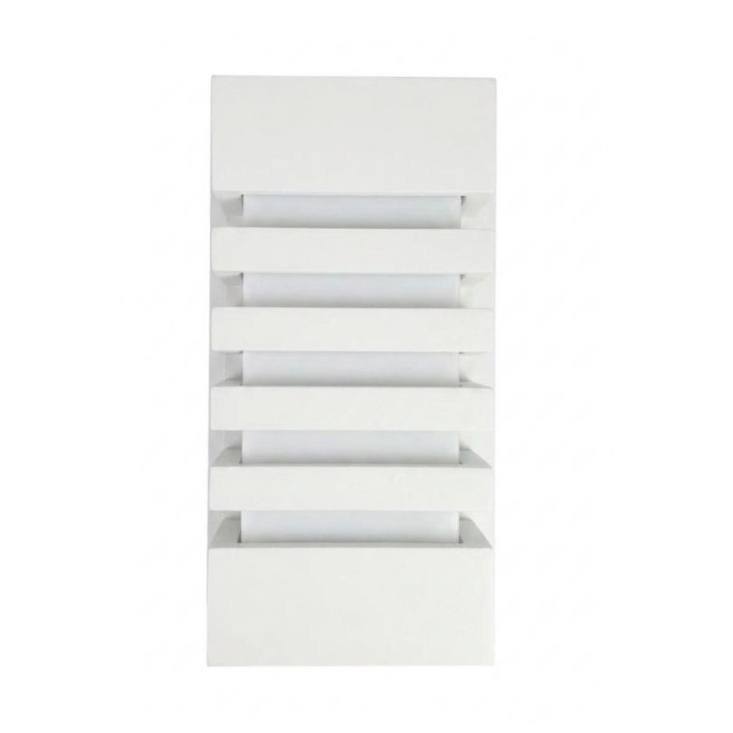 Leyden White Bunker Light  IP54 - AE-4104WHT -front