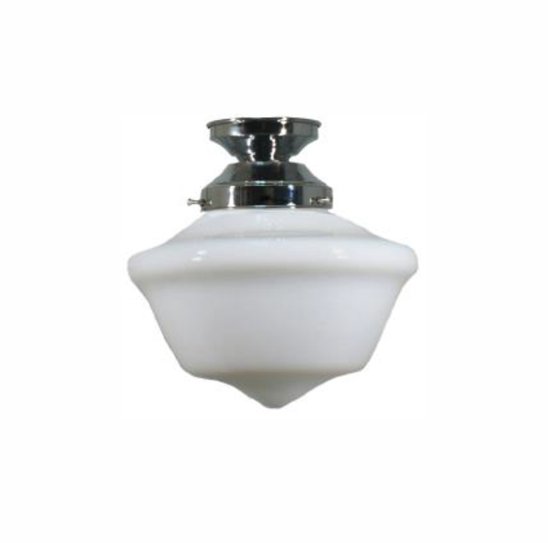 Lode Victorian School house 9 inch Opal DIY Fitting - Chrome