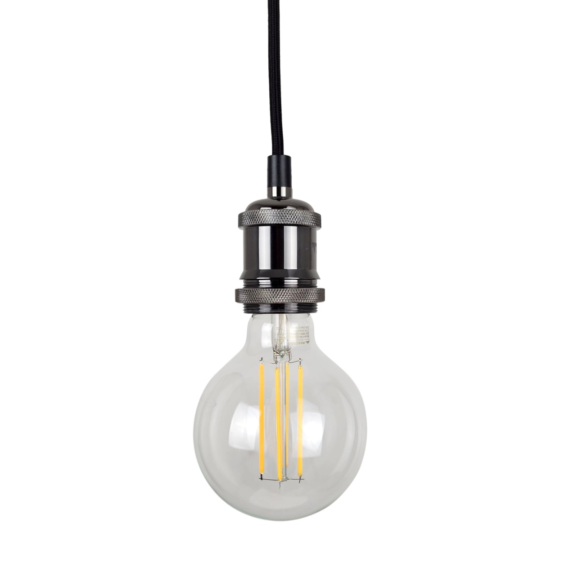 Ailia Imports Black Pearl Vintage Cord Set with Globe
