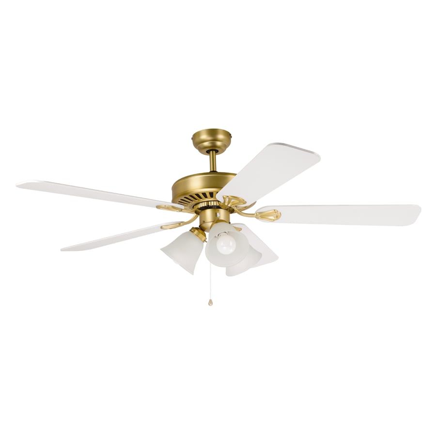 Eglo Waikiki White Ceiling Fan Light Kit 20518411 - fan and light pic
