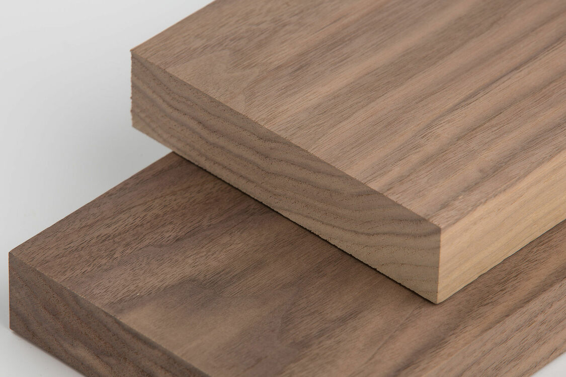 Walnut Timber LED Pendant light - closup