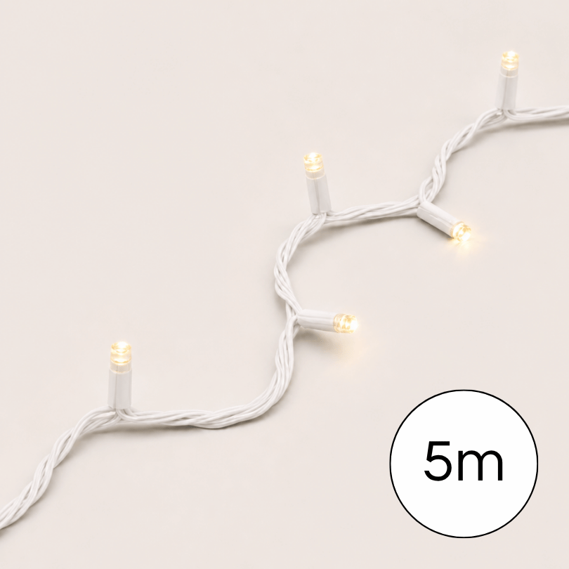Lumenesk Fairy (5m) Warm LED/White wire