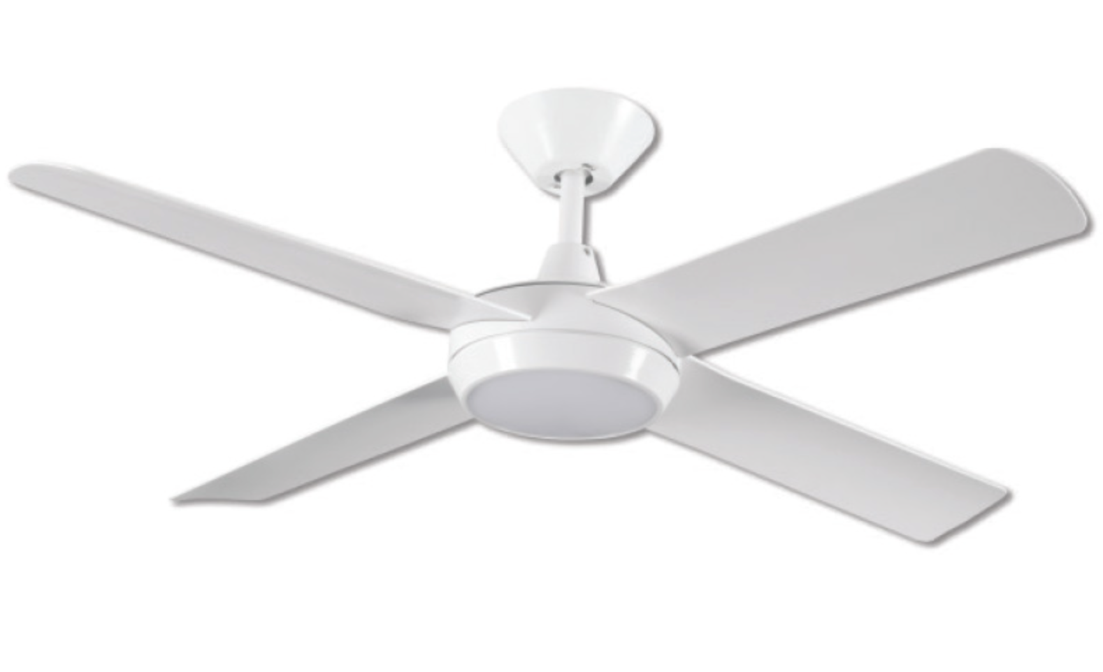 Concept DC Ceiling Fan White 52" with LED Light CL355