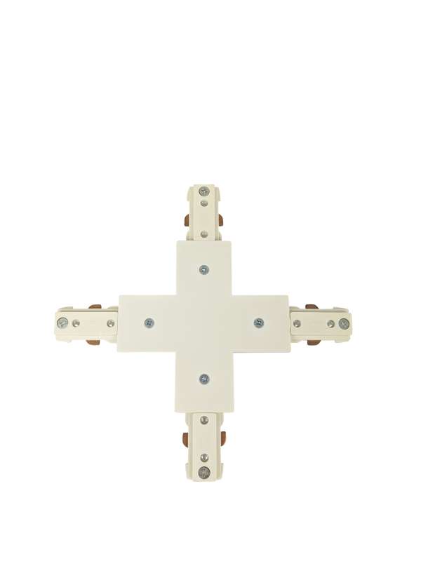 Ailia Imports - Single Circuit Track - X Connector - White