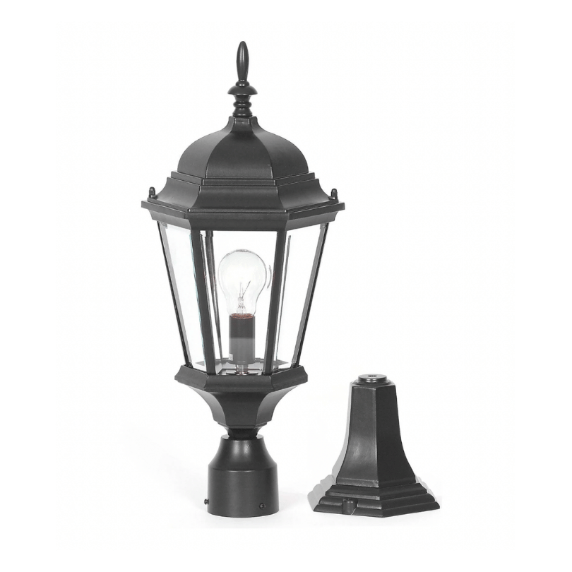 Yarra Post/Pillar Top Only Black SML MX7391BLK
