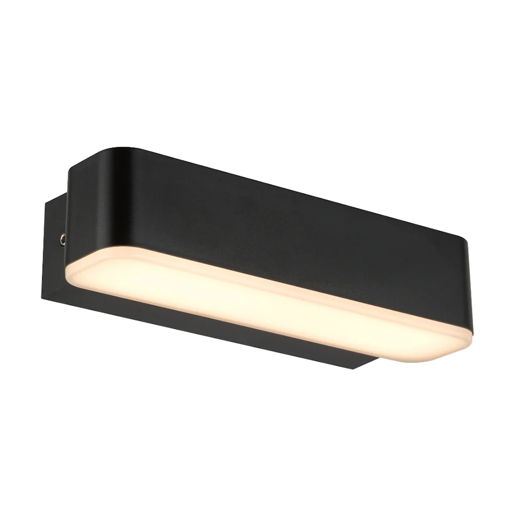 Ziron Black Outdoor Bunker Lights - large